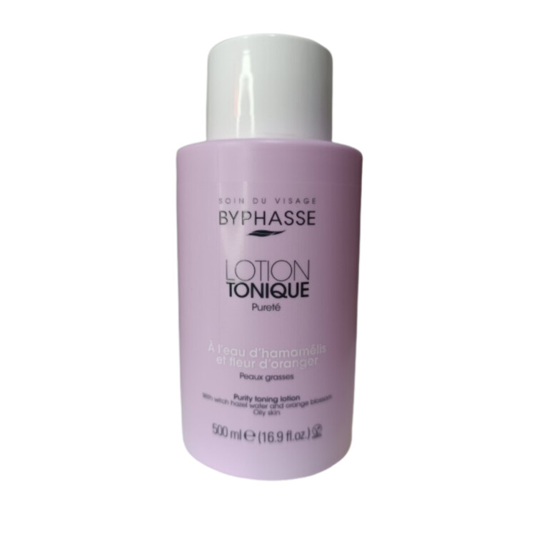 تونر بایفاس purete پوست مختلط تا چرب حاوی عصاره فندق و شکوفه پرتغال حجم 500 میل , ساخت اسپانیا