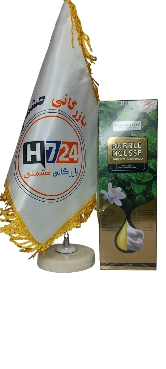 شامپو رنگ مو مشکی Bubble Mousse حجم 420 میل