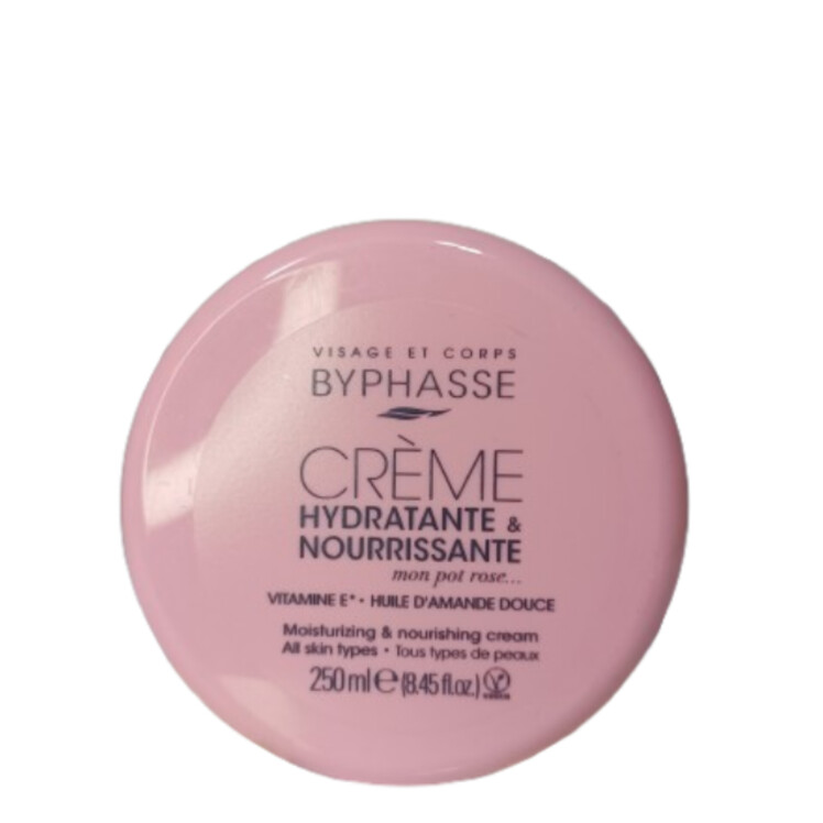 کرم مرطوب کننده بایفاس HYDRATANTE حجم 250 میل آبرسان پوست دست و صورت و بدن